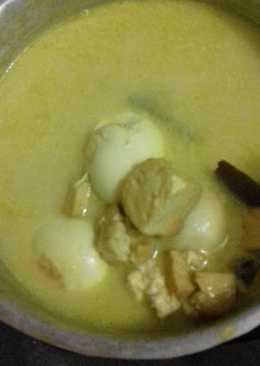 Opor telor tahu
