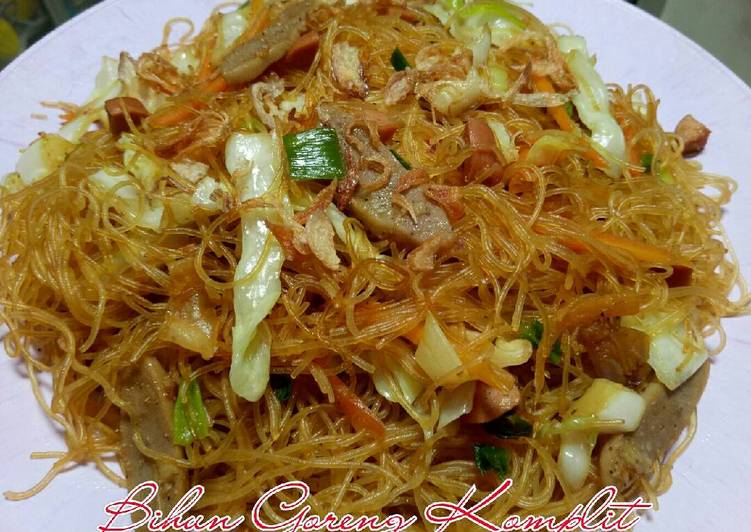 resep masakan Bihun Goreng Komplit