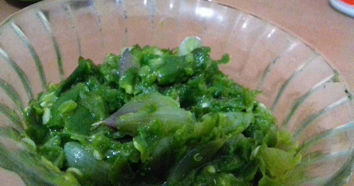  Resep Sambal cabe ijo khas padang oleh icah Cookpad