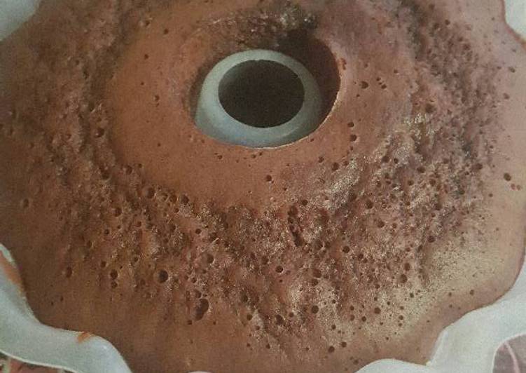 gambar untuk cara membuat Brownis coklat keju
