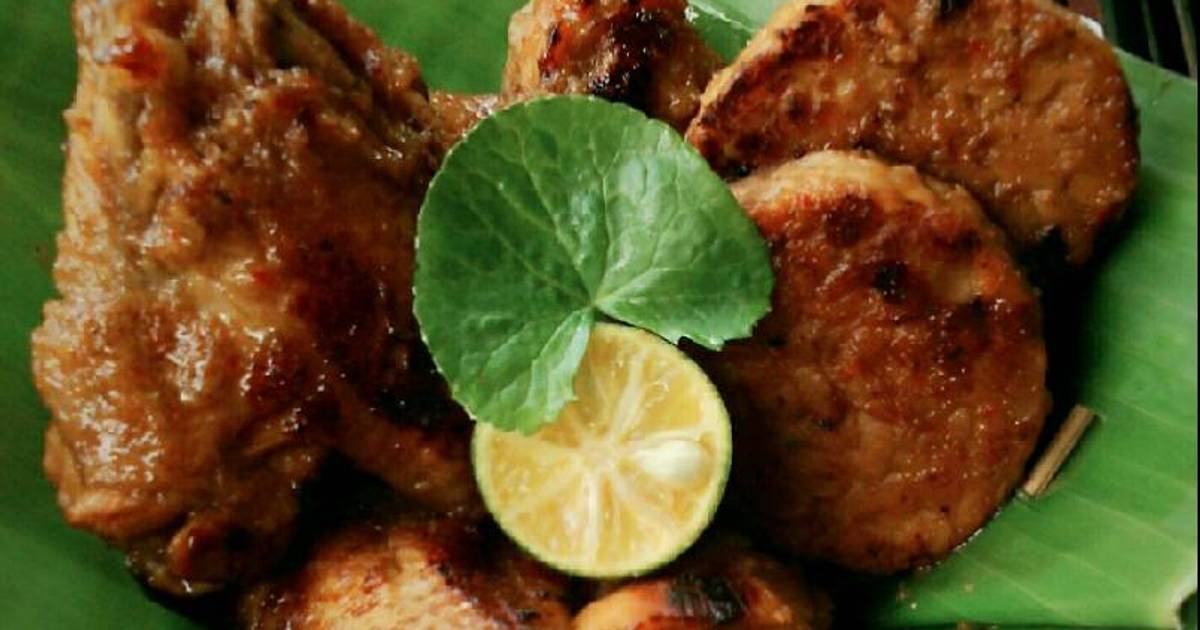 Resep Ayam bakar bumbu rujak ala 'Niel