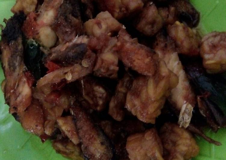 resep lengkap untuk Pindang suir tempe sambel kecap