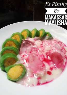 Es Pisang Ijo Makassar #PR_RecookMinTradisional