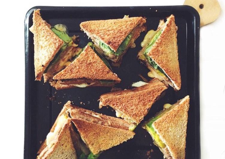 Resep Tuna sandwich with whole wheat bread By Christine Triyana Djiono