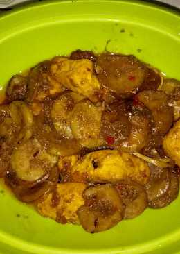 Semur jengkol pedas ala betawi