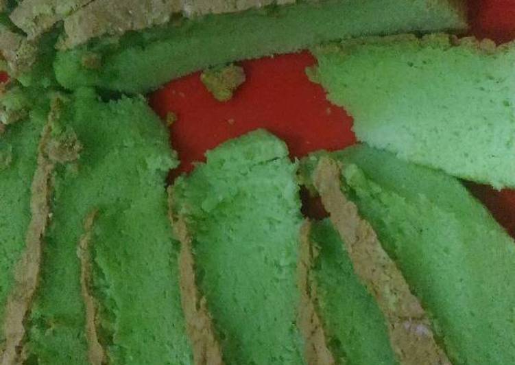 gambar untuk resep Bolu Pandan Panggang Original #KamisManis