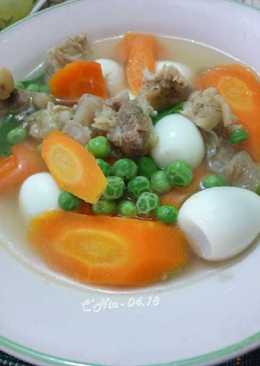 Sayur Sop Telur Puyuh