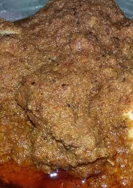 Rendang Daging Sapi dan Telur