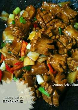 Tumis Sosis Masak Saus