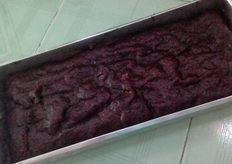 cara membuat Brownies nutricake coklat kukus