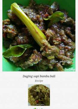 Daging sapi bumbu bali