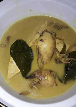 Gulai cumi isi tahu