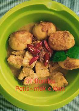 3T Bumbu Petis (telur~tahu~tempe)