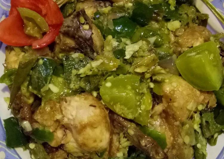 resep makanan Ayam Sambal Hijau