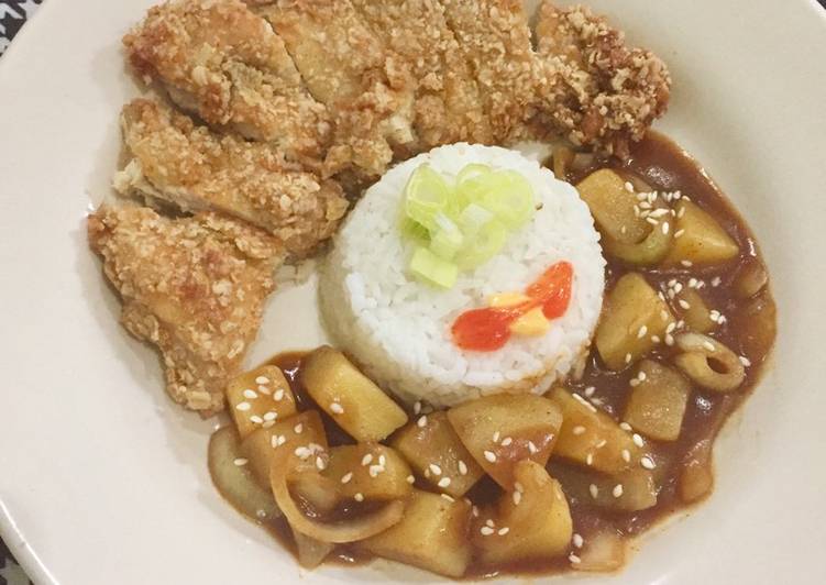 Resep Japanese Chicken Oat Katsu Curry Kiriman dari alfira soraya
