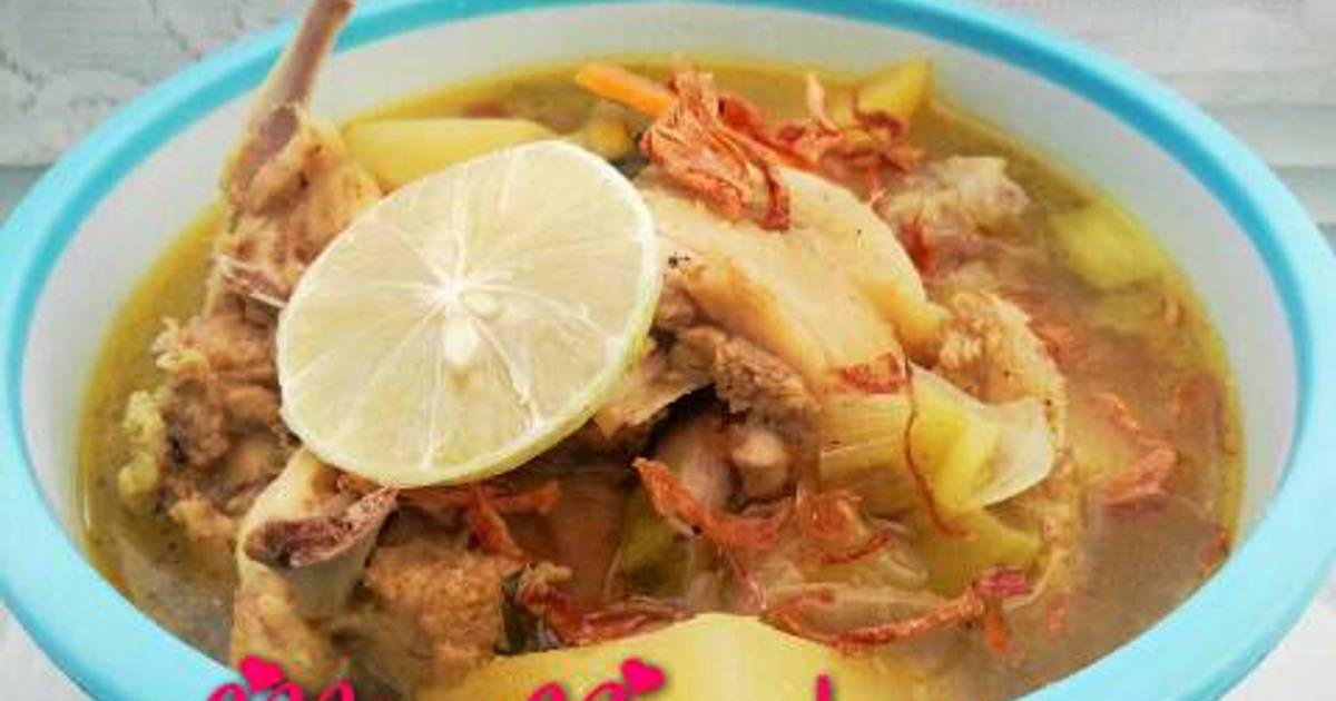 Resep Sup Ayam Kampung ala Miss Nora