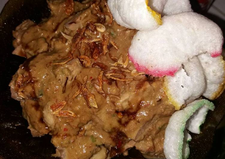 resep makanan Nangka Rebus Bumbu Gado gado