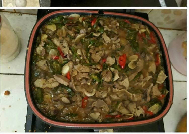 gambar untuk resep makanan Ati ampela ayam cabe hijau