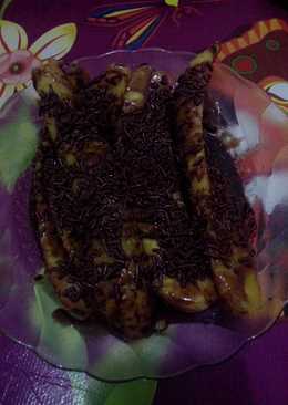 Pisang goreng Coklat