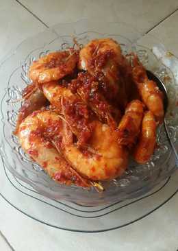 Balado udang pedas manis