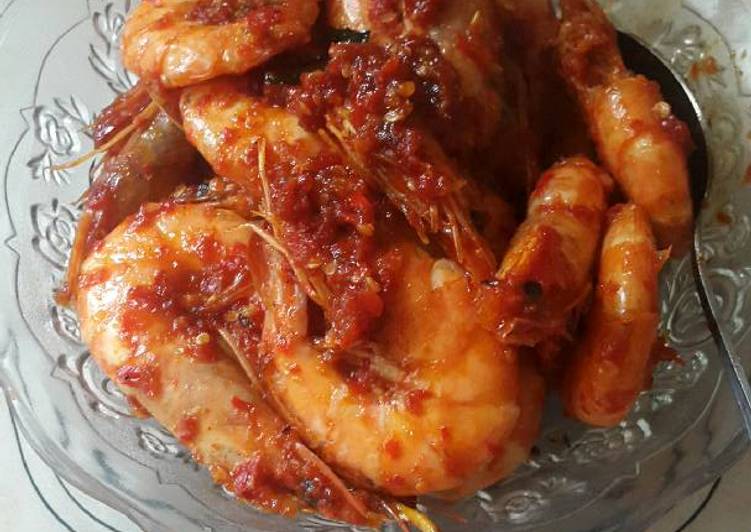  Resep Balado udang pedas manis oleh sunrise inthemorning 