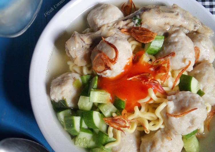 gambar untuk resep makanan Mie Bakso Ayam | Soteng Khas Tasikmalaya