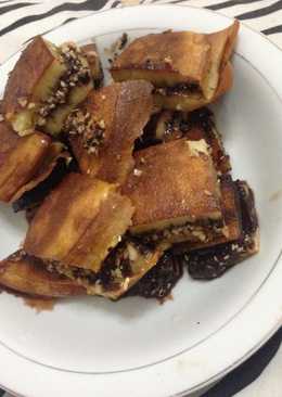 Martabak manis coklat kacang wijen