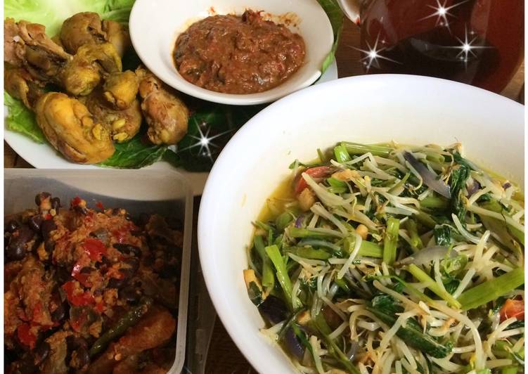 Resep Tumis Kangkung Toge Ikan Asin