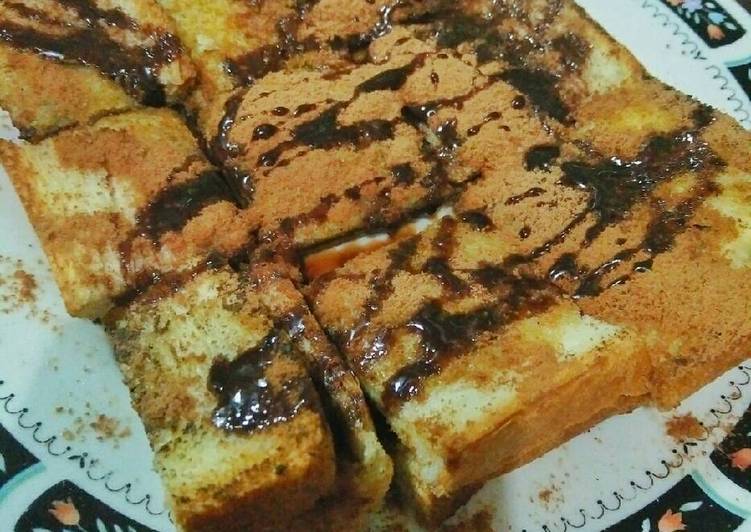 resep makanan Roti Bakar chocomilo