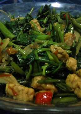 Tumis KangPe (Kangkung Tempe)