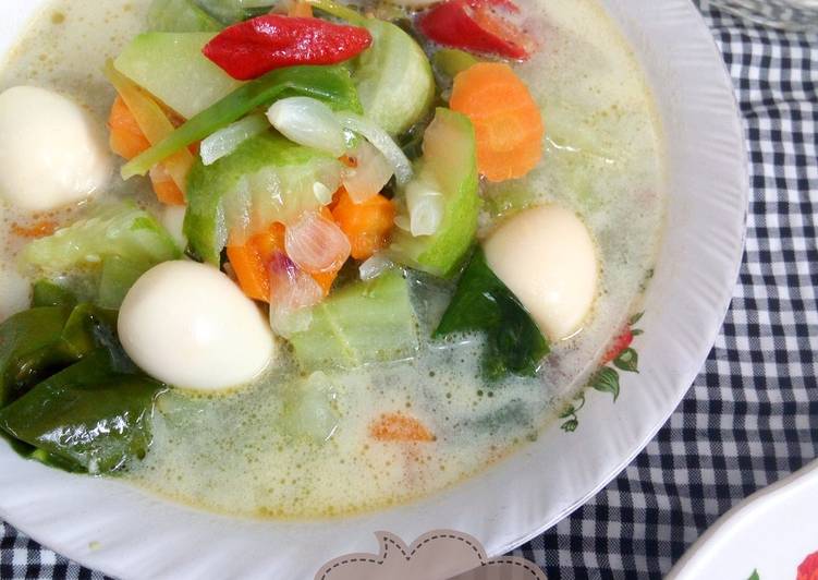 Resep Lodeh Mentimun Telur Puyuh Kiriman dari Diyah Kuntari