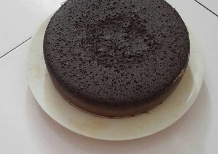 resep Bolu ketan hitam magicom empukk & lembut