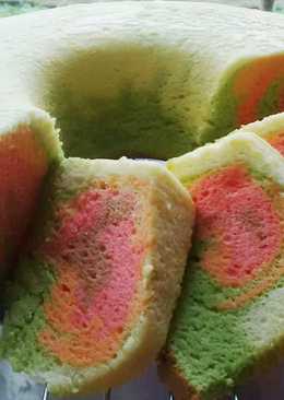 Chiffon Cake Pelangi