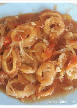 Cumi saus asam manis