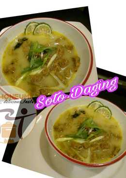 Soto daging khas madura