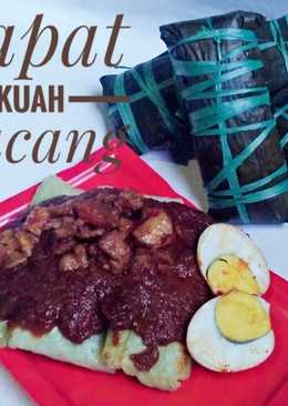 Lapat Kuah Kacang / Buras