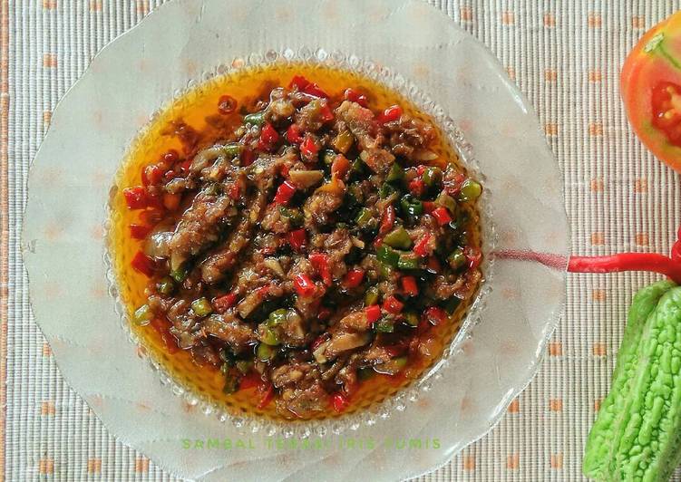 resep masakan Sambal Terasi Iris Tumis