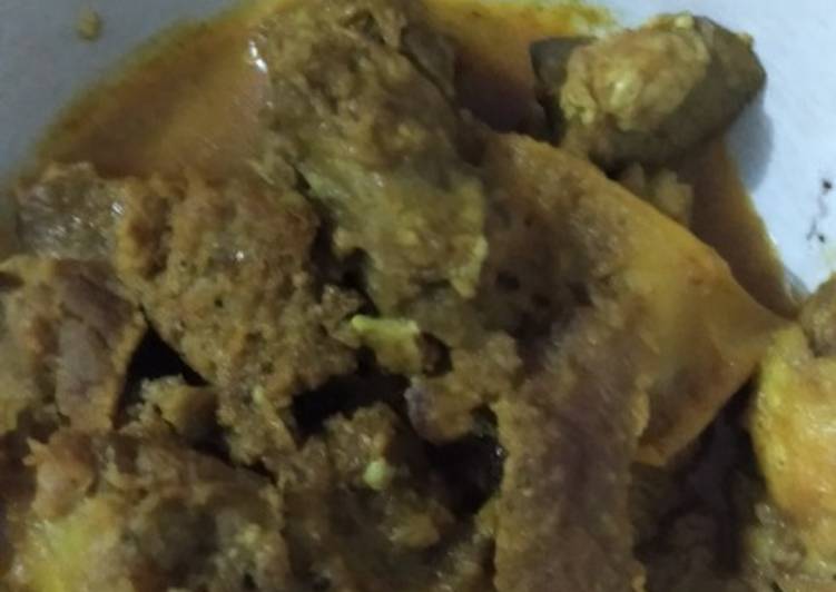 resep makanan Gulai daging sapi tanpa santan