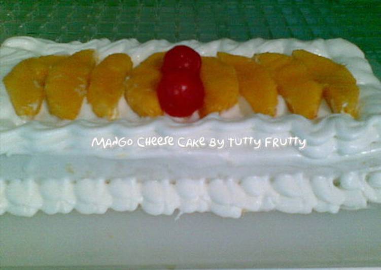 cara membuat Mango Cheese Cake