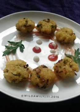 Pakora (bakwan nasi ala India)