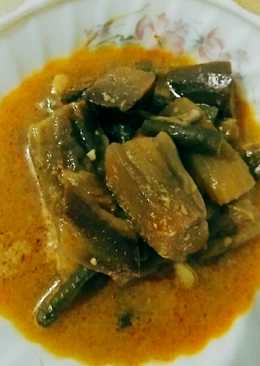 Sayur lodeh terong, kacang panjang,santan kedele