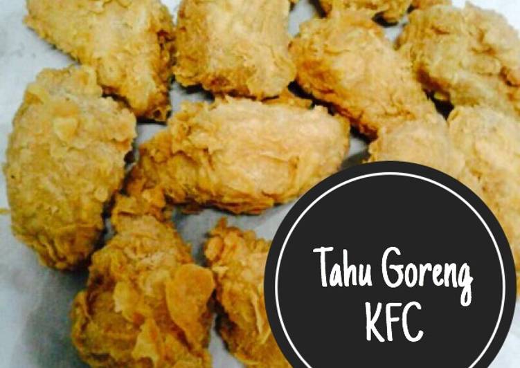 cara membuat Tahu Goreng Krispy ala KFC