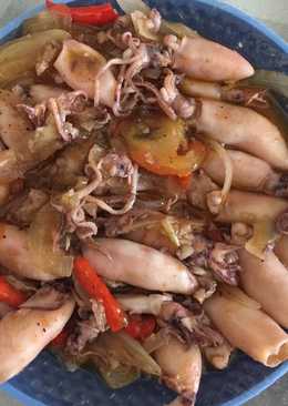 Tumis cumi asin asem manis ð¦'
