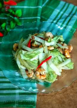 Tumis Udang Sawi putih #SeninSemangat