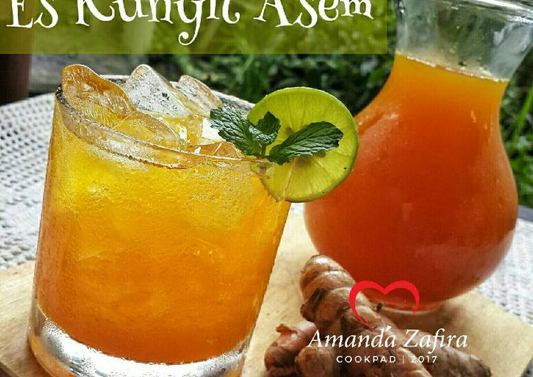 resep Es Kunyit Asem Segar (ringan dan tidak pahit)