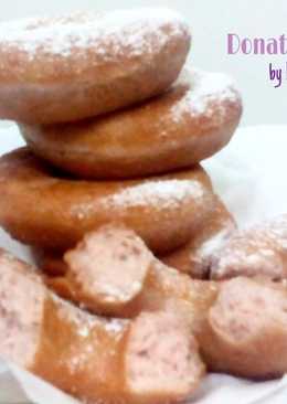 Donat Ubi Ungu Kilat & Empuk