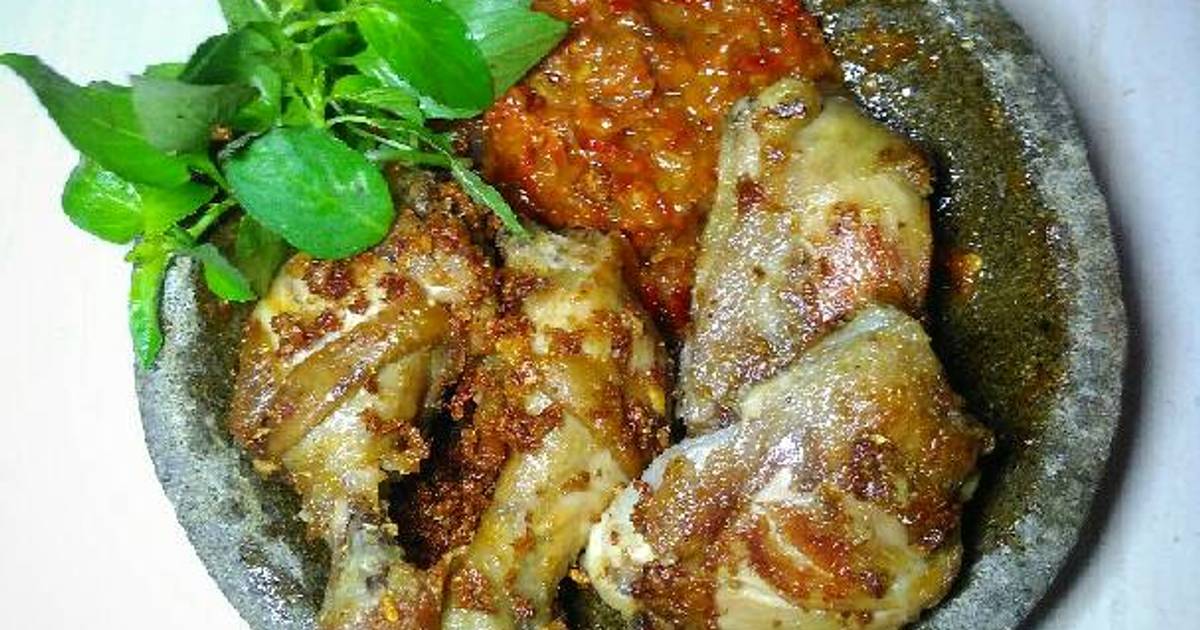 6 resep ayam penyet sambal kemangi enak dan sederhana 