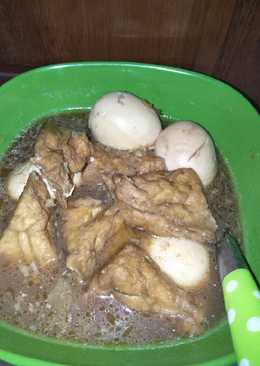 Semur tahu + telur