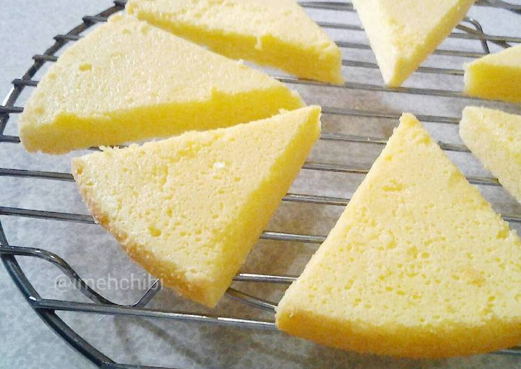 gambar untuk cara membuat Mini Cheese Cake Tepung Beras, super simple