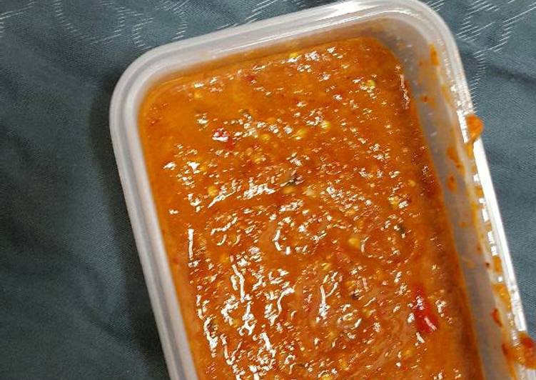 resep masakan Sambal cengeh feat terasi udang ab*